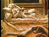 Gian Lorenzo Bernini Famous Paintings - The Blessed Lodovica Albertoni [detail]